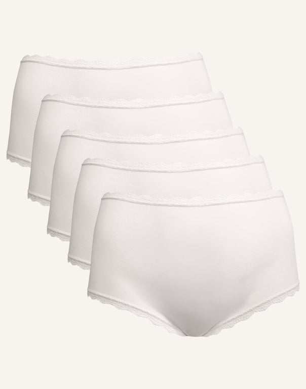 High Panty Set 5x Basic Powder 