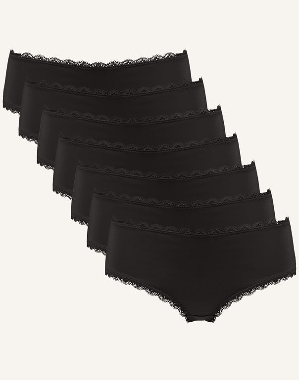 Panty-Set 7x "Basic" black