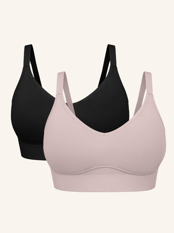 Bustier Set 2x Freeda Bamboo Black/Taupe