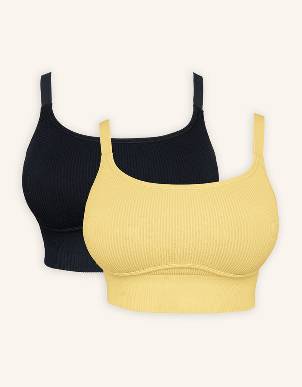 Bustier Set 2x Freeda Black/Butter