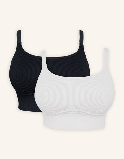 Bustier Set 2x Freeda Black/Ivory