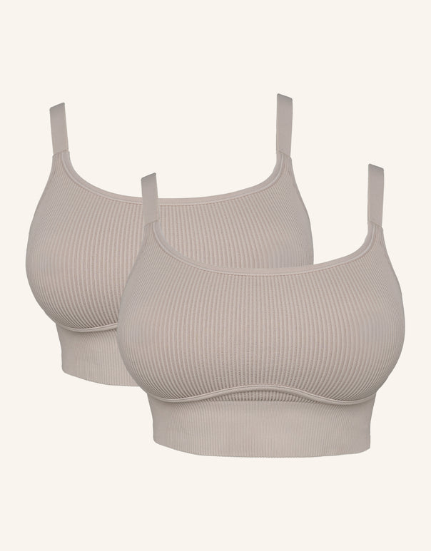 Bustier-Set 2x "Freeda" sand