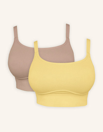 Bustier Set 2x Freeda Butter/Taupe