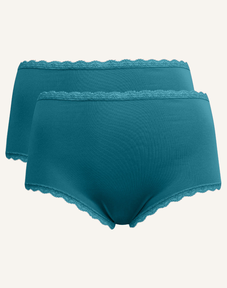 High-Panty-Set 2x "Basic" lake