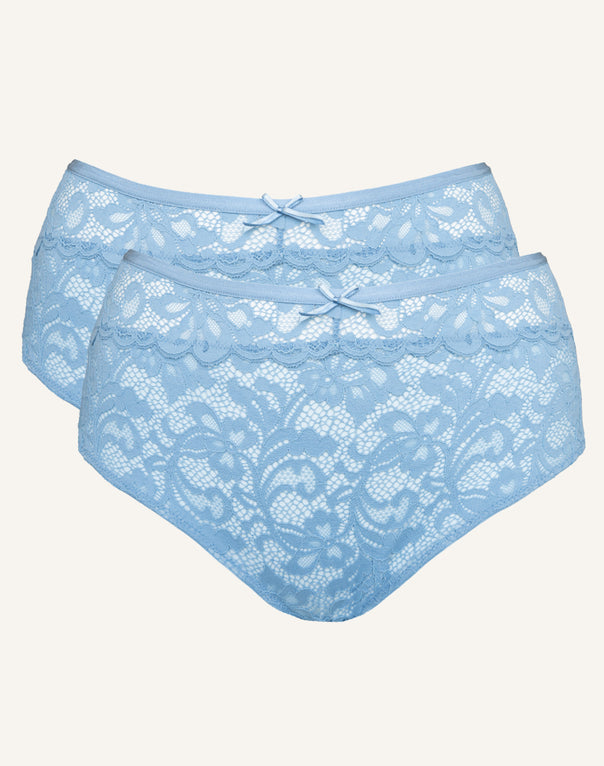 High-Panty-Set 2x "True Luna" ombré sky