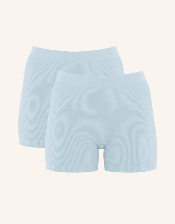 High-Waist Shorts Set 2x Freeda Iceblue