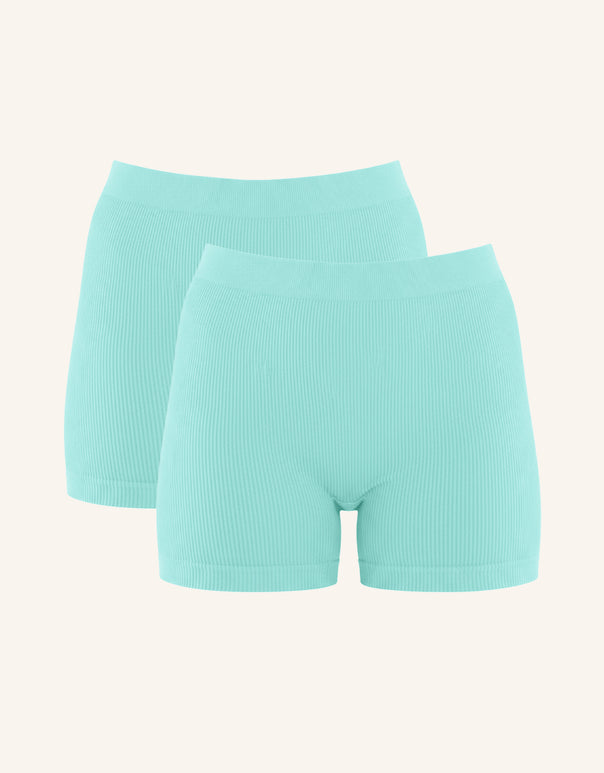 High-Waist Shorts Set 2x Freeda Mint