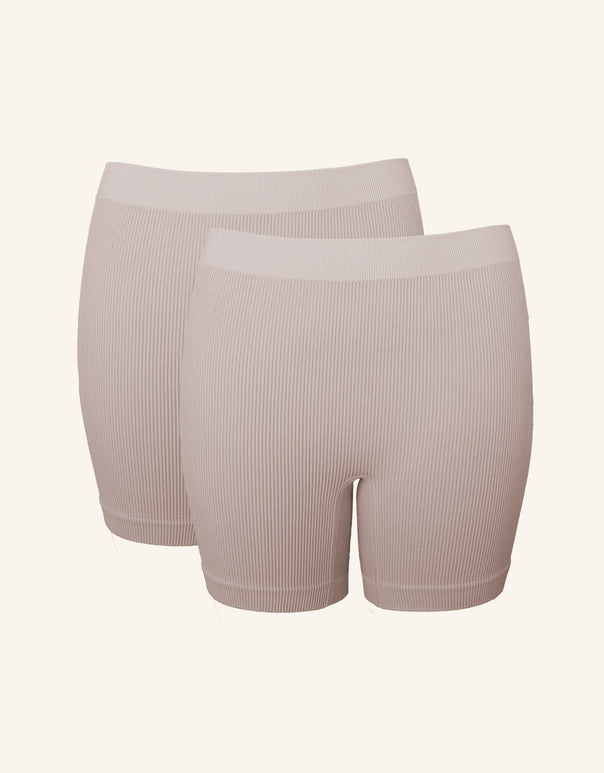 High-Waist-Shorts-Set 2x "Freeda" sand