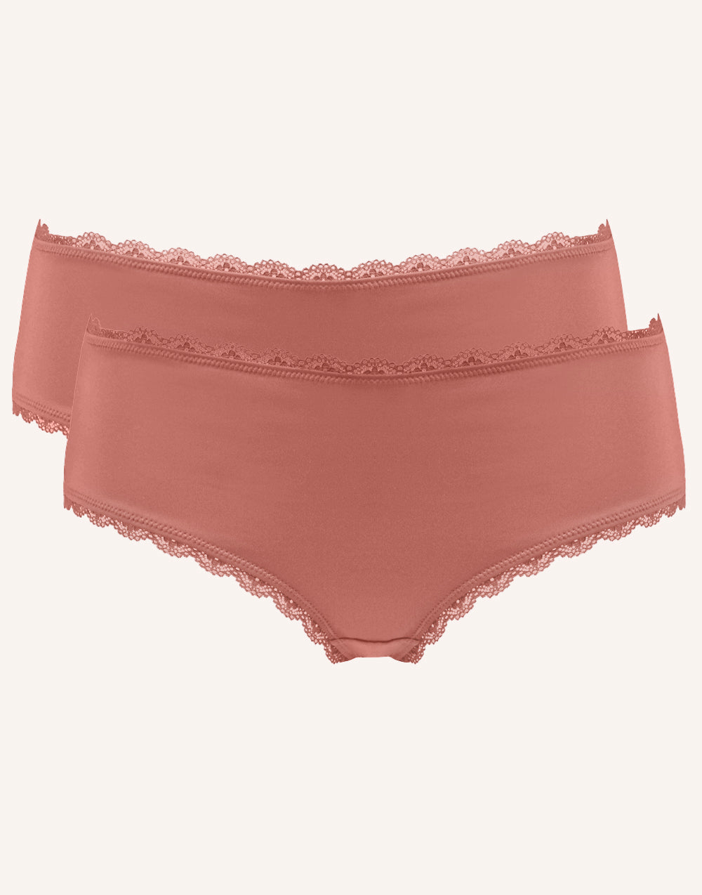 Panty-Set 2x "Basic" terra