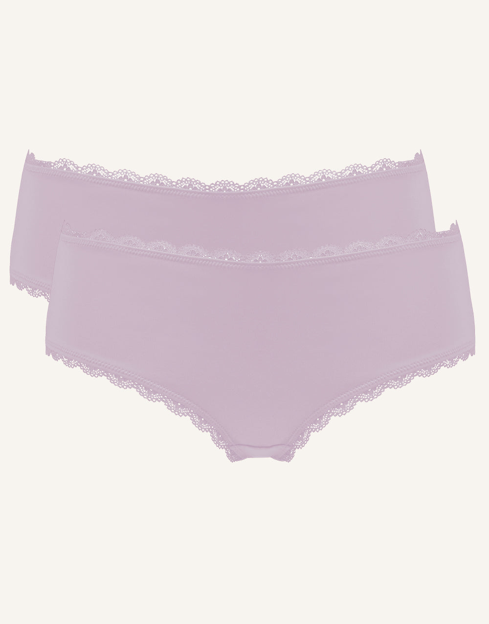 Panty Set 2x Basic Violetgrey