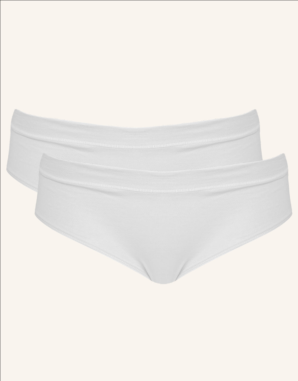 Panty-Set 2x "Cotton Basic" ivory
