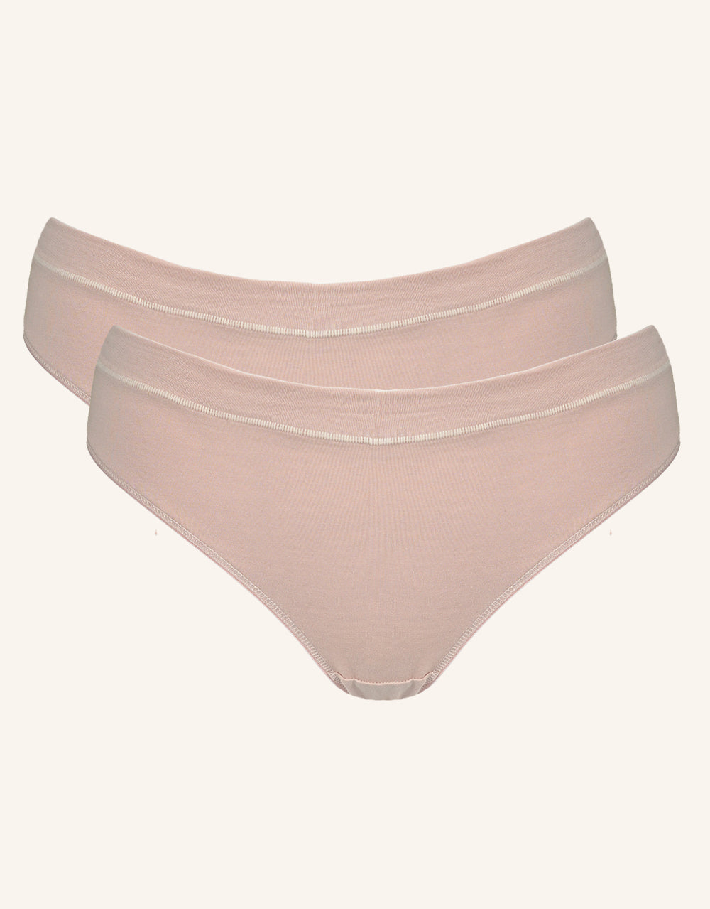 String-Set 2x "Cotton Basic" cappuccino