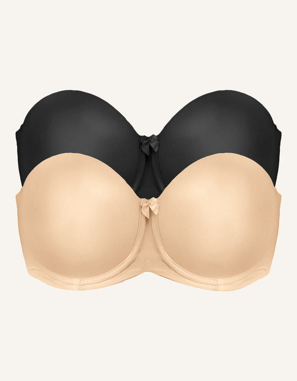 Bra Set 2x Liberty Conscious Black/Pale