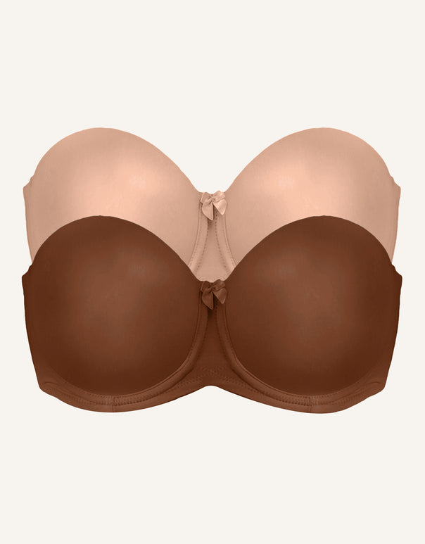 Bra Set 2x Liberty Conscious Mousse/Cappuccino