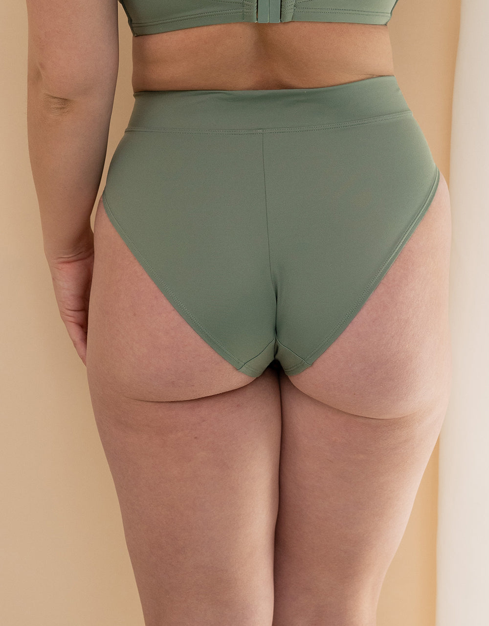 Bikini-High-Panty "Monaco" khaki