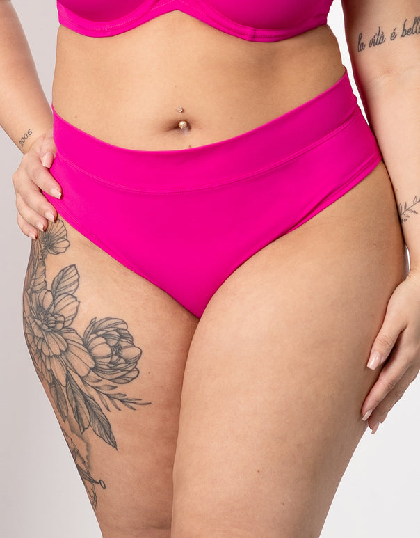 Bikini-High-Panty "Monaco/Palma" pink