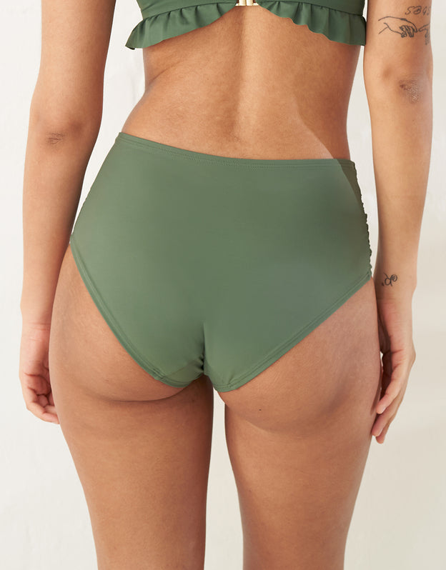 Bikini-High-Panty "Valencia" olive