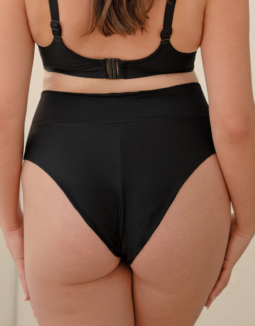 Bikini-High-Waist-Brazilian "Porto" black
