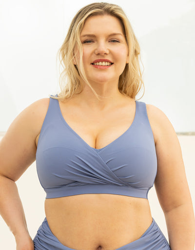 Bikini Top Without Clasp Valencia Bluegrey
