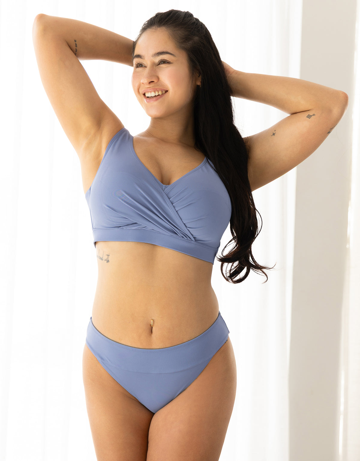 Bikini Top Without Clasp Valencia Bluegrey
