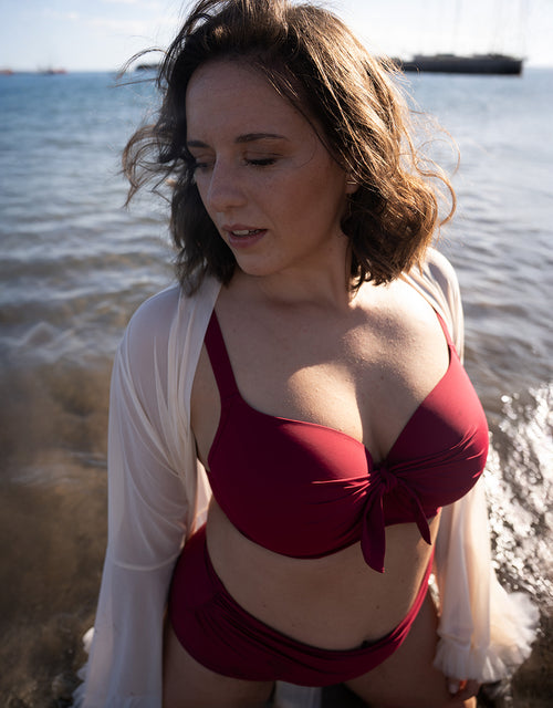 Schalen-Bikini-Top "Valencia" cherry