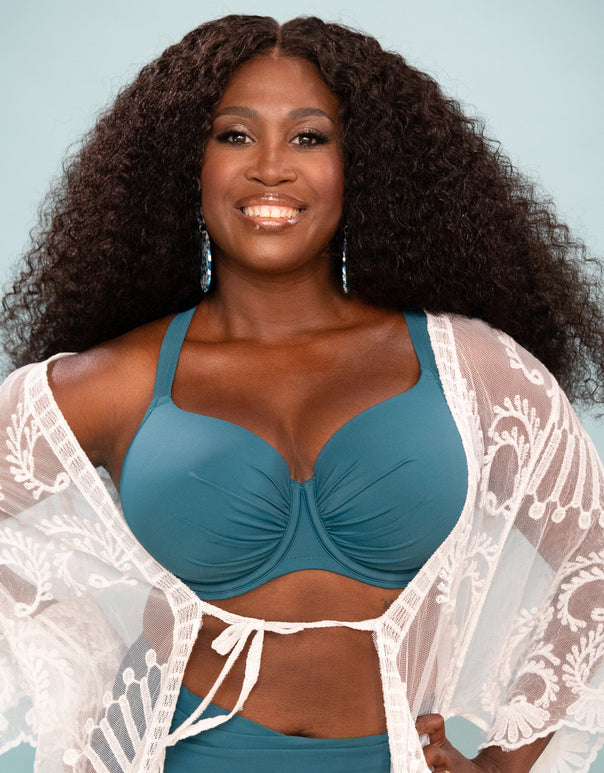 Schalen-Bikini-Top "Valencia Chic" lake