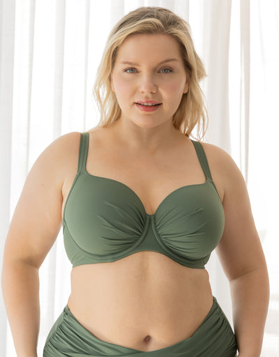 Moulded Bikini Top Valencia Chic Olive