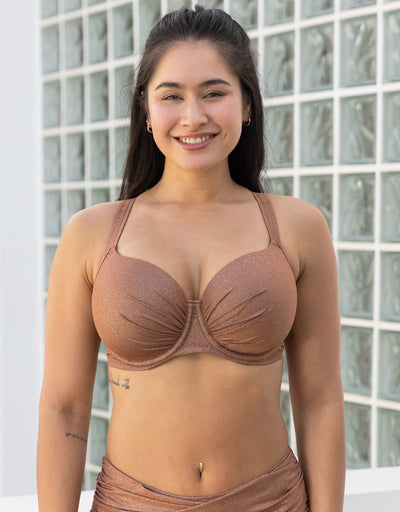 Moulded Bikini Top Valencia Glam Bronze