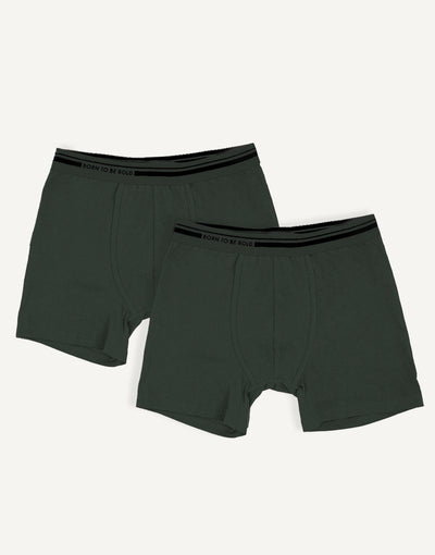 Boxershorts Set Black/Olive