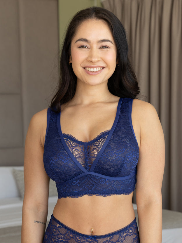 Bralette Set 2x Eliana Marine/Pale