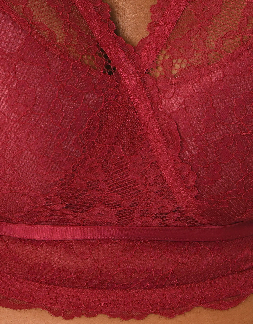 Bralette "Emilia" bordeaux