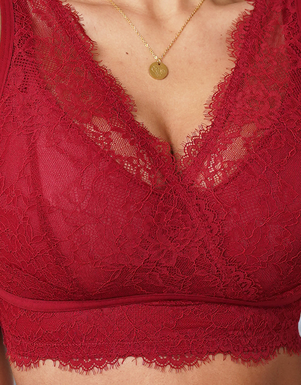 Bralette "Emilia" burgundy