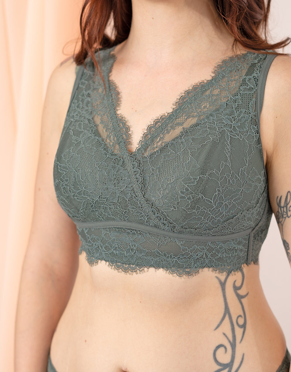 Bralette "Emilia" olive