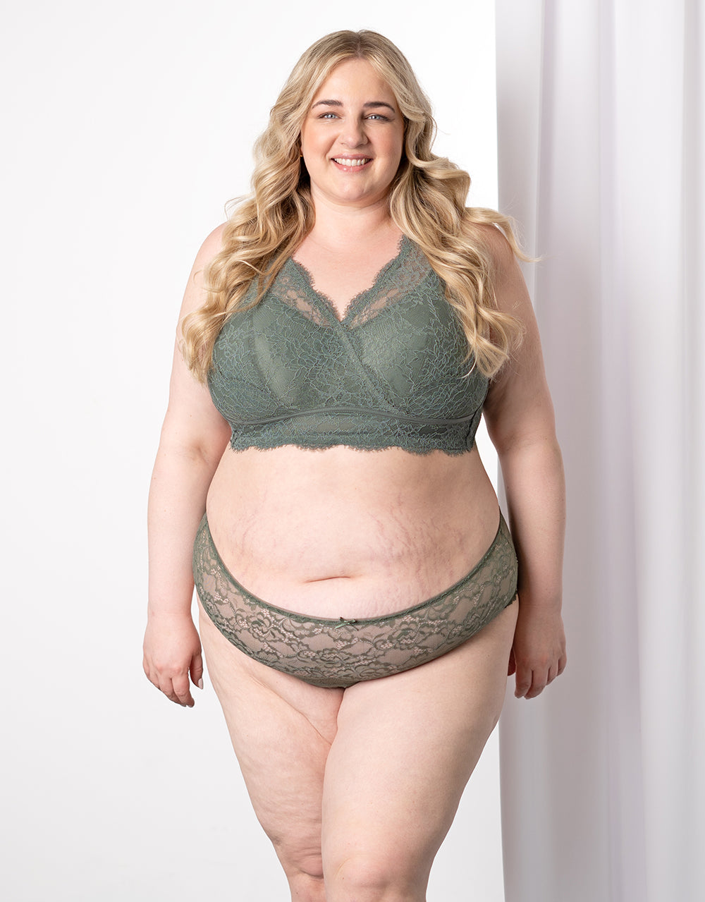 Bralette "Emilia" olive