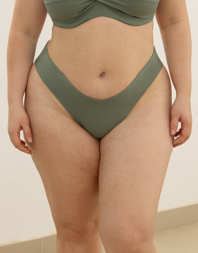 Bikini Brazilian Slip Monaco Khaki
