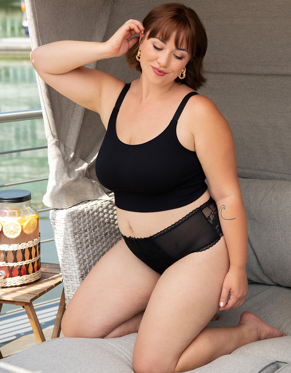 Bustier "Freeda" black