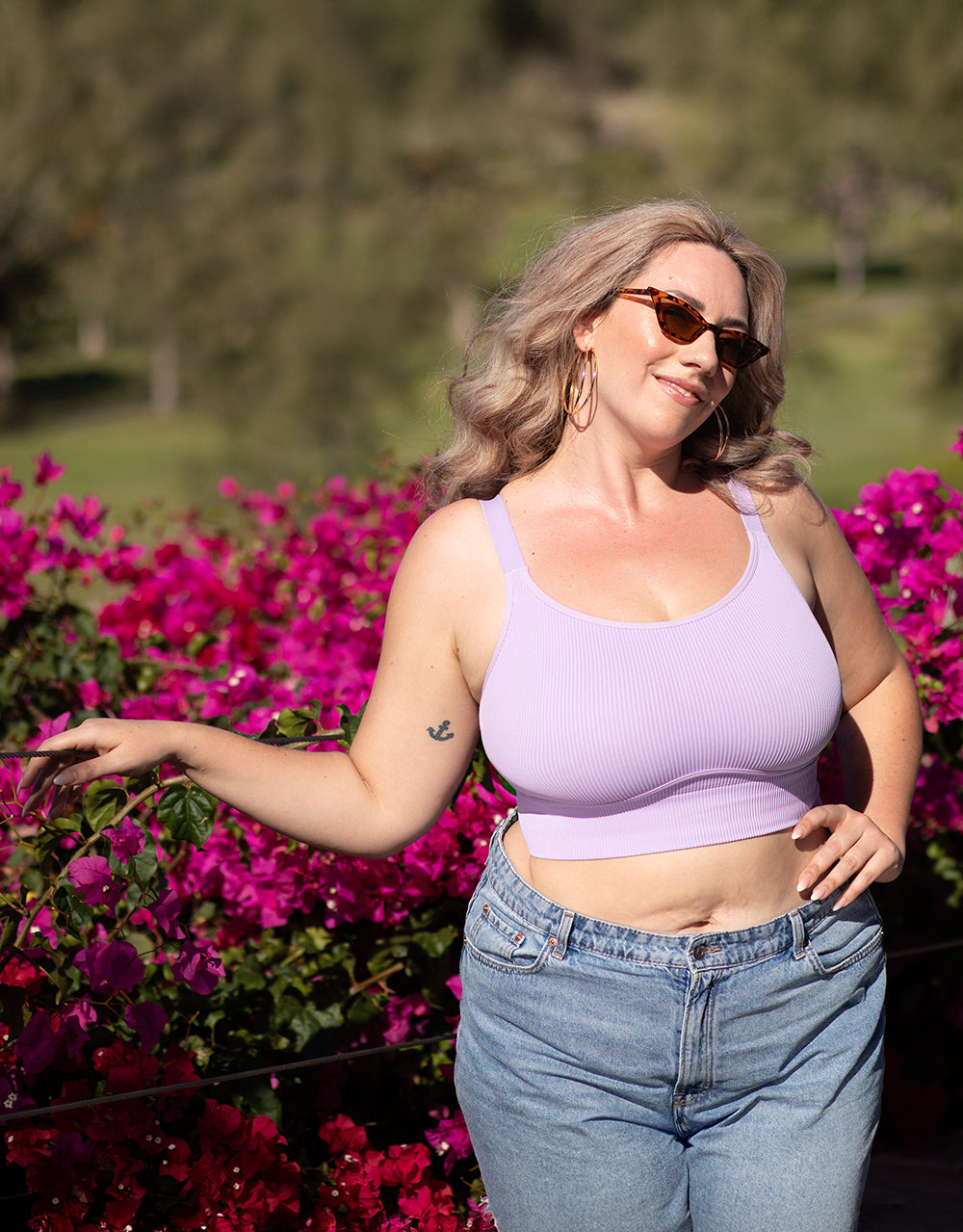 Bustier "Freeda" violet