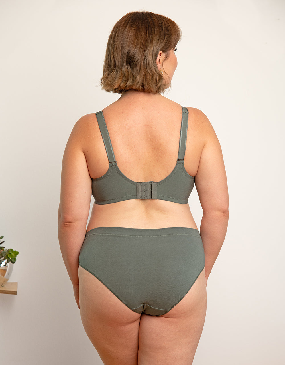 Panty "Cotton Basic" olive