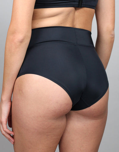 Fold-Over-Bikini-High-Panty "Monaco" black