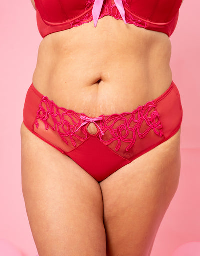 High Brazilian Chérie Red/Pink