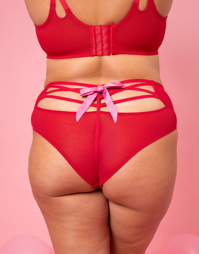 High Brazilian Chérie Red/Pink
