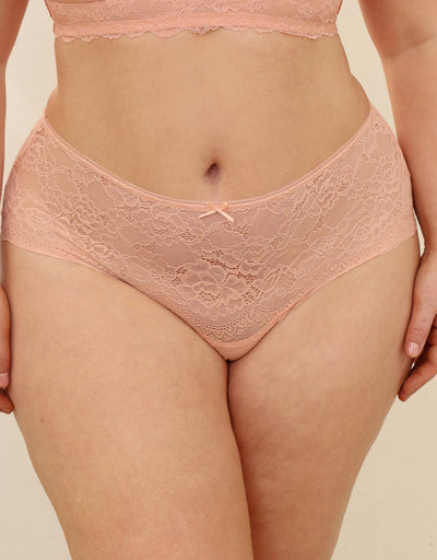 High Panty Lace Basic Bellini