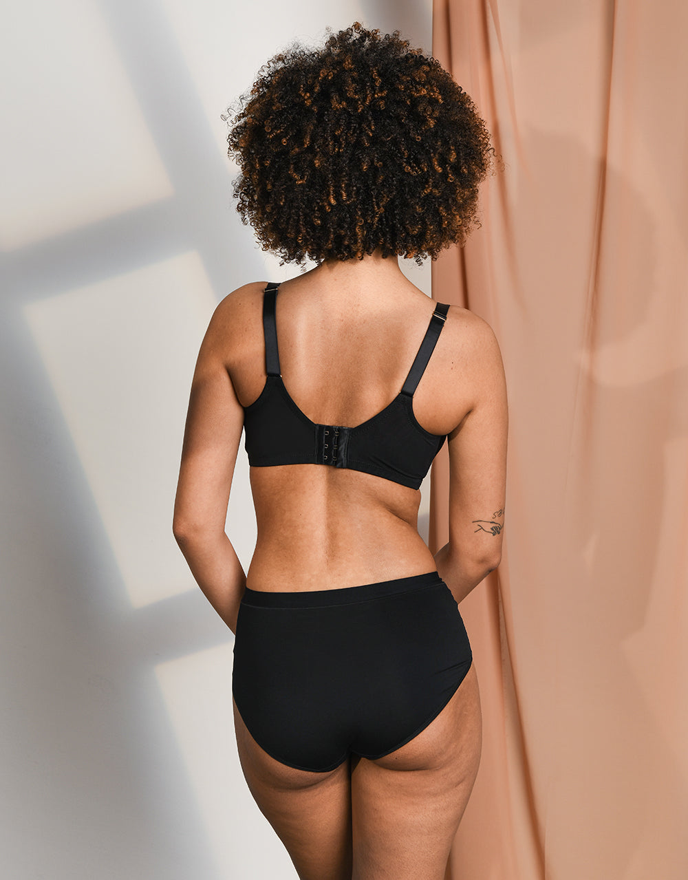 High-Panty-Set 2x "Cozy Basic" black