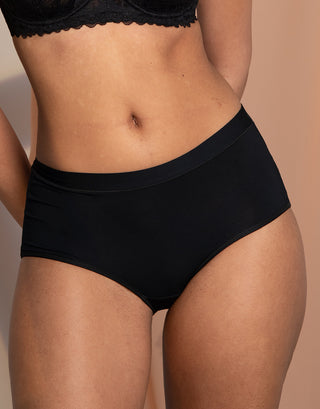 High-Panty "Cozy Basic" black