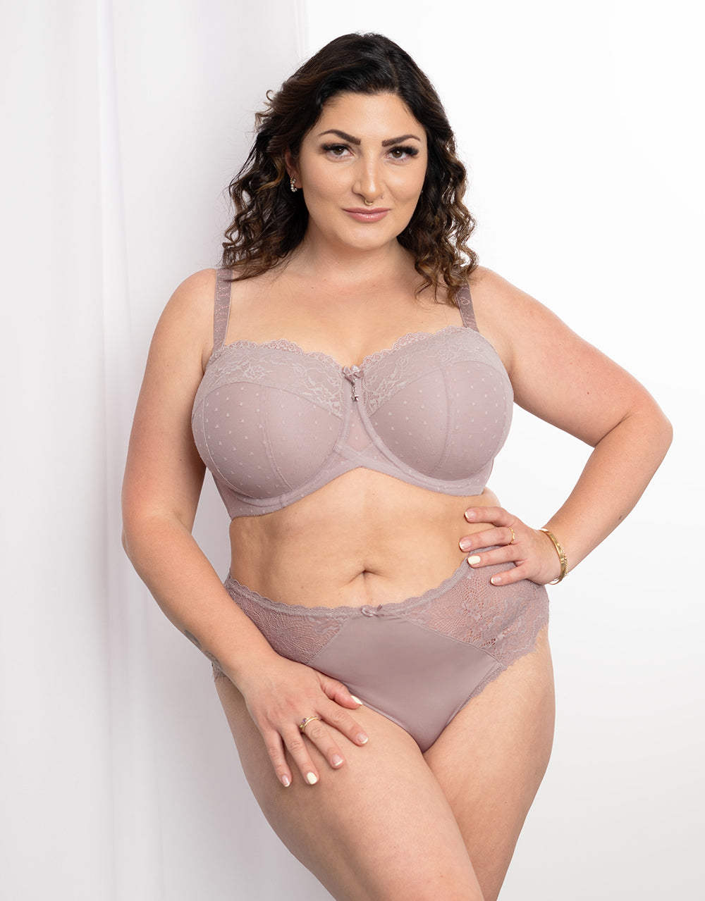 High-Panty "Pure Luxe" taupe