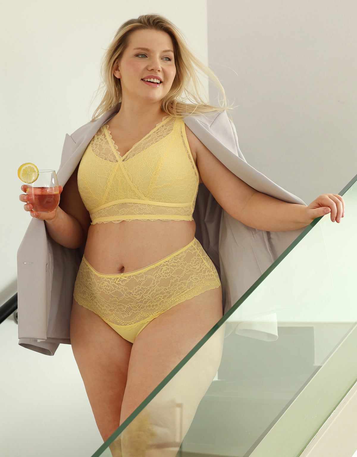 High String Set 2x Lace Basic butter