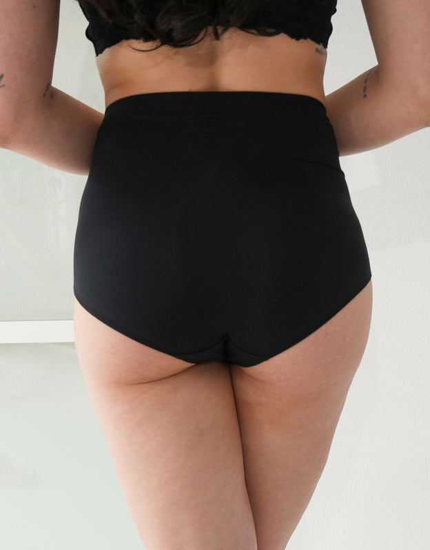 High-Waist-Panty "Cozy Basic" black