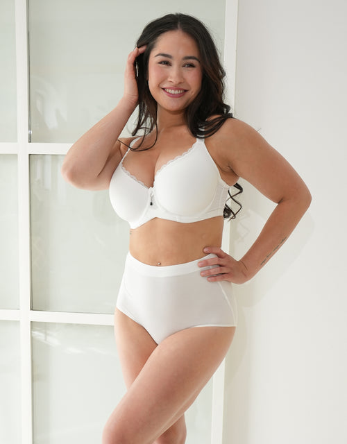 High-Waist Panty Set 2x Cozy Basic Ivory