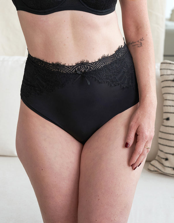 High-Waist-Panty "Sensla" black