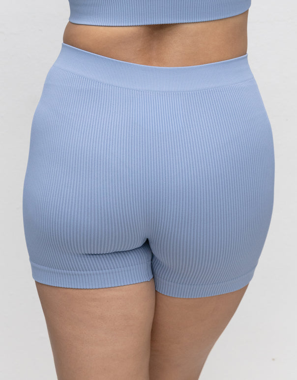 High-Waist Shorts Freeda Bluegrey